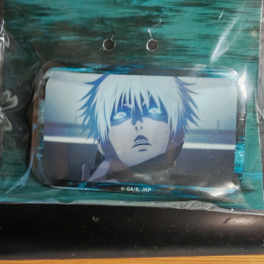 Jujutsu Kaisen Gojo Satoru rectangular badge